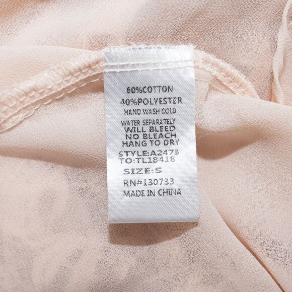 Umgee Tank Top Womens Small Floral Lace Overlay Sleeveless‎ Boho Summer Layering - Picture 4 of 7